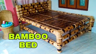 BAMBOO BED DESIGN ||😯 Home made bamboo Bed Design || FURNITURE SERIES