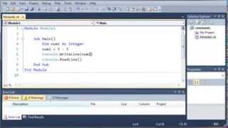 Visual Basic - 9 - Math Operators