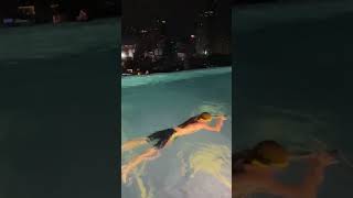 曼谷萬豪酒店 無邊際泳池，Bangkok Marriott Hotel The Surawongse ​⁠, infinity swimming pool .@MarriottBonvoy