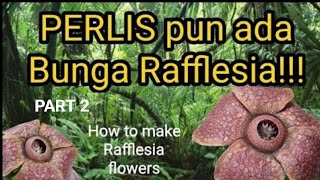 How to make   RAFFLESIA FLOWERS (COLORING)- PART 2 -.BUNGA RAFFLESIA TEKNIK MEWARNA #Rafflesia