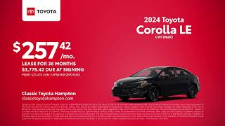 Toyota Corolla 10/14/2024 4432887