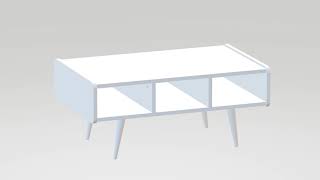 Farelle Coffee Table 3D View Video