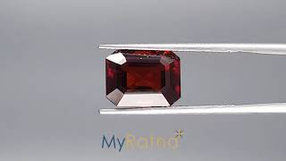 Certified Natural Ceylon Hessonite Garnet Stone |Natural Gomed Stone | 5.59 | Carat | HG-8176