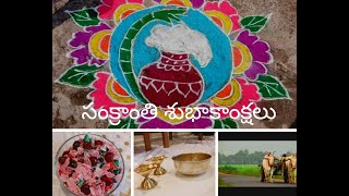 Happy Sankranti 2021|| సంక్రాంతి శుభాకాంక్షలు|| Harvest Festival