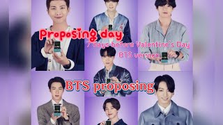 Propose day|7 days before Valentine's Day|8 February|Day 2|BTS version💝