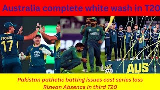 Australia clean sweep Pakistan 3-0 l Pakistan batting failure continues