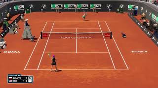 I. Świątek vs M. Keys [Roma 24]| QF | AO Tennis 2 Gameplay #aotennis2 #AO2
