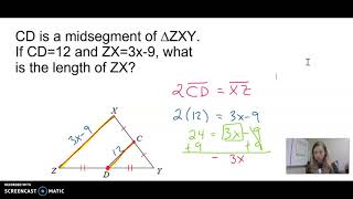 Properties of Midsegments of Triangles