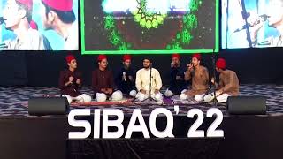 Qawwali Urdu | Kulliyyah | Sibaq '22 Darul Huda National Arts Fest