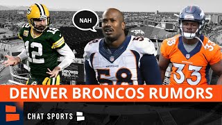 Denver Broncos Rumors: Von Miller Doesn’t Want Aaron Rodgers? Javonte Williams Starting?