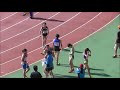 女子4×100mr_決勝_第49回北海道中学陸上20180727