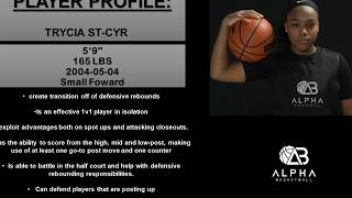 CSJV BASKETBALL Trycia St-Cyr VS H-B 2019