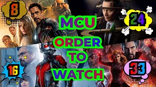 MCU Movies & Series Order To Watch | Marvel Cinematic Universe Order To Watch |