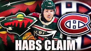 HABS CLAIM REM PITLICK OFF WAIVERS FROM MINNESOTA WILD (Montreal Canadiens News & Rumours Today) NHL