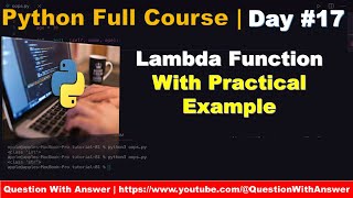 Lambda Function in Python | Python tutorial | Python for beginners 2023 #python #python3
