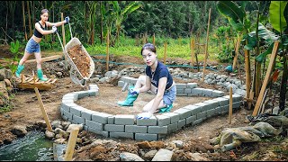 900 Days : Girl Alone Builds a Fish Pond and a Farm in the Forest - LTtivi