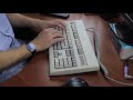 typing demo xl nec blue oval switches nec apc h4122 asmr