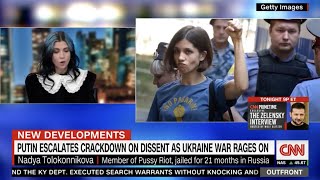 Creator of Pussy Riot Nadya Tolokonnikova describes the dangers of defying Putin / CNN Erin Burnett