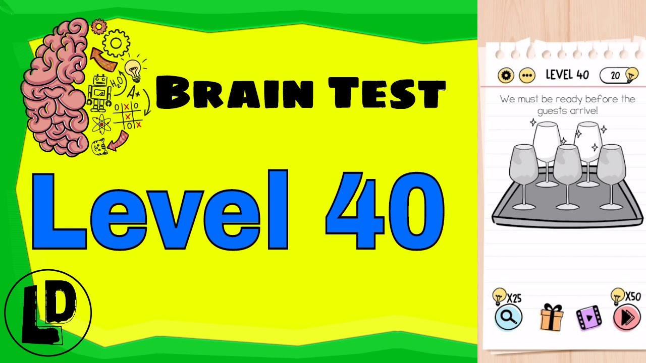 How To Beat Brain Test Level 40 Walkthrough Youtube