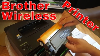 Brother HL-L2340DW Printer Unboxing + Setup + Test + Overview | Wireless Budget Printer