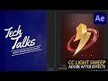 Mastering the CC Light Sweep Effect in Adobe After Effects 2023 | Tech Talks