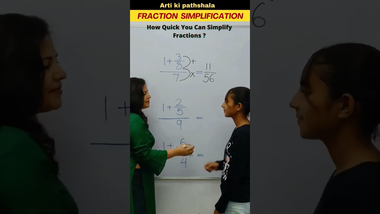 Fraction Simplification ёяшпhow To Simplify Fractions Shorts Fraction
