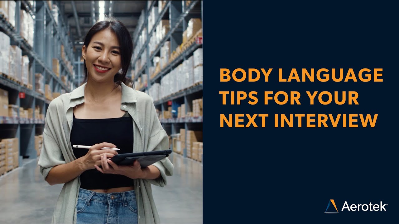Body Language Tips For Your Next Interview Youtube