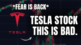 FEAR IS BACK: Tesla Stock Investors.. (Watch ASAP)