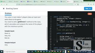Java Bowling Game SoloLearn Challenge , problem or Project