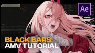 How To Do Black Bars (no plugins needed) | After Effects AMV Tutorial