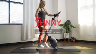 Stationary Exercise Foldable Bike SF-B2989 | Sunny Health & Fitness