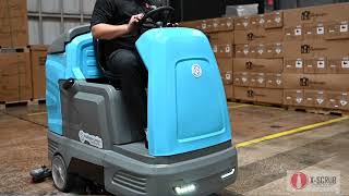 The X-Scrub® Rider 36in Floor Scrubber