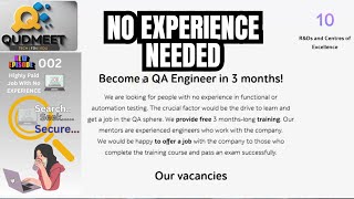 NO EXPERIENCE? No Problem! Get a Job as a Software Testing Engineer in 3 Months 2025