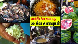 சாப்பிடவே கூடாத 20 சீன உணவு பொருட்கள் | 20 ADULTERATED FOODS OF CHINA