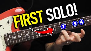 Play Your FIRST Guitar Solo In UNDER 5 Minutes!!