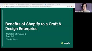 DCCI Webinars: The benefits of Shopify to a small craft and design enterprise