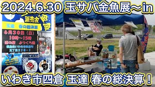 2024.6.30 玉サバ金魚展〜inいわき市四倉 玉逹 春の総決算！