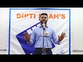 Pragnan Lakhia- Final Speech- Dipti Shah's Institute of English, Public Speaking & Self-Development