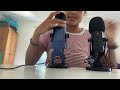 asmr with new blue yeti microphone reviewing and comparing with the zeal sound