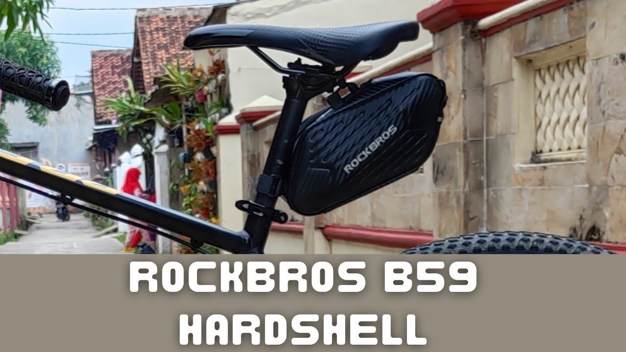 TAS SEPEDA ROCKBROS B59 HARDSHELL - YouTube