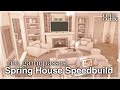 Bloxburg - Spring House Speedbuild (no gamepasses) | interior + full tour