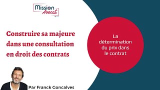 La détermination du prix dans le contrat