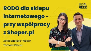 RODO dla sklepu internetowego - przy współpracy z Shoper.pl