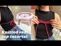 How to knit a vest on the Sentro knitting machine | Easy tutorial for beginners