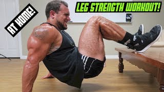 Legs Workout At Home | Bodyweight Strength Training