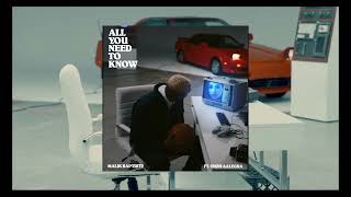Malik Baptiste - All You Need To Know Feat Snoh Aalegra