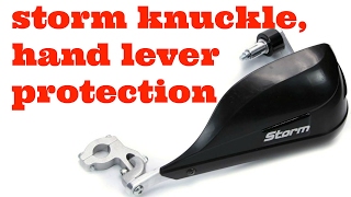 BarkBuster storm nuckle, hand lever protection for my Kawasaki ER6N