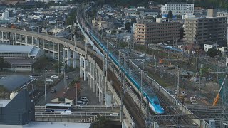 【東北新幹線】E6系+E5系 こまちはやぶさ 福島駅を通過してから信夫山トンネルに入るまで -Shinkansen Super Express- 2022.09.26