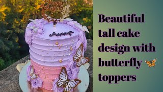 Tall cake  | Beautiful tall cake design | 1.5kg tall cake design