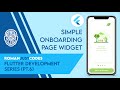 Simple Onboarding Page Widget - Flutter Dev Series by Roman Just Codes (S1E6)